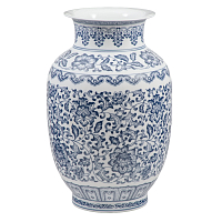 Ваза 33см Blue & White