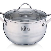 Кастрюля с крышкой 22*12,5см 4,7л Lara Apple