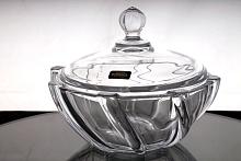 Конфетница 19см с крышкой Infinity Crystalite Bohemia