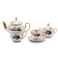 Сервиз чайный 6пер 15пр Аристократ Роза