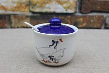 Сахарница с ложкой Гуси (кор=48шт)