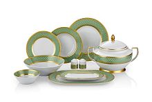 Сервиз столовый 6пер 26пр Valencia Seladon Gold
