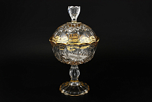 Конфетница с крышкой Timon s.r.l. Opera Aurora Gold