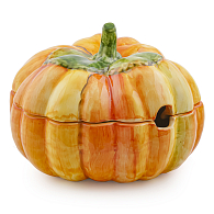 Блюдо с крышкой 22*17см Тыква Annaluma