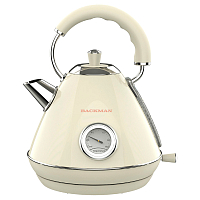 Электрический чайник бежевый 1.7л BACKMAN BM-70001