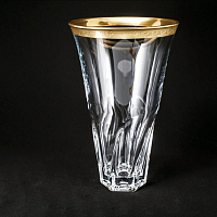 Ваза 35см с золотом Crystalite Bohemia