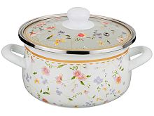 Кастрюля со стекл крышкой 2л