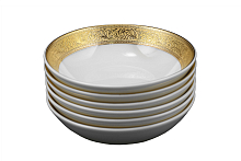 Набор розеток 11см 6шт Constanza Creme Gold 9349