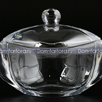 Конфетница 18см с крышкой Orbit Crystalite Bohemia