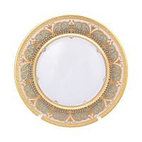 Набор тарелок 28см 6шт Arabesque Seladon Gold Greenshadow