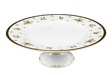Тортница 32см на ножке Constanza Creme Primavera Gold