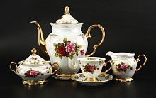 Сервиз кофейный 6пер 15пр Аристократ Роза