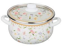 Кастрюля со стекл крышкой 2.7л