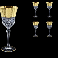 Набор фужеров 280мл 6шт Allegro Golden Embossed Decor