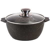 Кастрюля 5л с крышкой Гранит Black Мечта