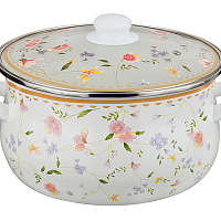 Кастрюля со стекл крышкой 5.8л