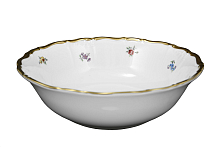 Салатник 23см 1шт Мария Луиза Белая матовая