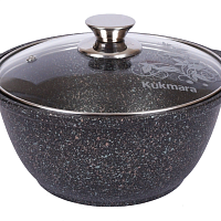 Кастрюля 2л со стекл. крышкой Granit ultra Original