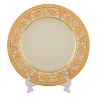 Блюдо круглое 32см 1шт Imperial Cream Gold