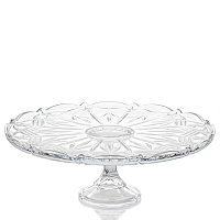 Тортница 31см на ножке Taurus Crystalite Bohemia