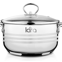Кастрюля с крышкой 4.4л Lara Standart