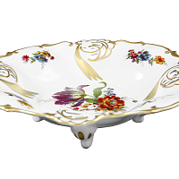 Фруктовница барбарина 26см 1шт Мейсенский букет