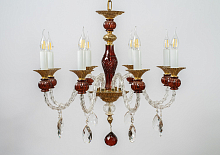 Люстра 8 рожковая золото Royal Bohemia