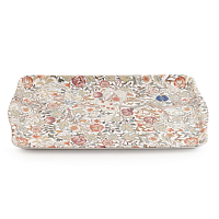 Поднос 51*38см с ручками Уильям Моррис кремовый (без упаковки)