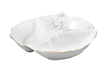 Кабаретница 24см 1шт Недекорированный Слоновая кость 