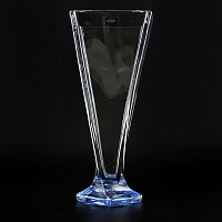 Ваза 33см Quadro Синяя Crystalite Bohemia