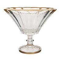 Конфетница 26,5см на ножке Venezia Nano Glass Конфетница 26,5см на ножке Venezia Nano Glass
