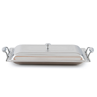 Поднос 40*28см с крышкой Arabesque Inox Brignani