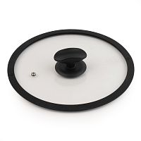 Крышка 24см стекл с силиконовым ободком Weller