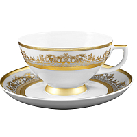 Набор чайных пар 6шт Constanza Creme Gold 9359