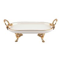 Блюдо овальное на ножках 25см Oval