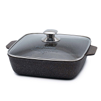 Жаровня квадратная 26*26см Premium mokko