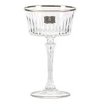 Набор креманок 260мл 6шт Timeless Platinum Rim AS Crystal