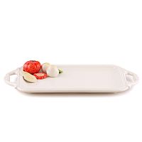 Поднос 38*20см прямоугольный с ручками Mozzarella Annaluma
