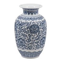 Ваза 25см Blue & White