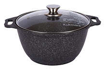 Кастрюля 4л со стекл. крышкой Granit ultra Original