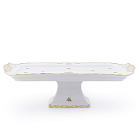 Поднос 45*25см на ножке 1шт Золотая Роза