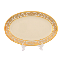 Блюдо овальное 24см 1шт Imperial Cream Gold