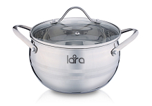 Кастрюля с крышкой 16*10см 2,1л Lara Apple