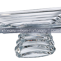 Фруктовница 36см на ножке Wave Crystalite Bohemia