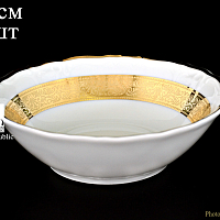 Набор салатников 13см 6шт Золотая лента