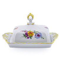 Масленка 1шт Мейсенский букет