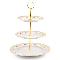 Горка 3этажа 1шт Flowers Gold Constanza Creme