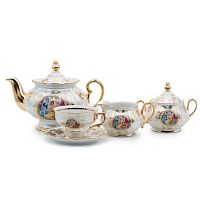 Сервиз чайный 6пер 15пр Аристократ Мадонна 