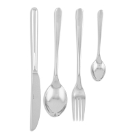 Набор столовых приборов 24пр Iris Shine Steel Domus Design