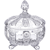 Конфетница с крышкой 12см (кор=24шт)